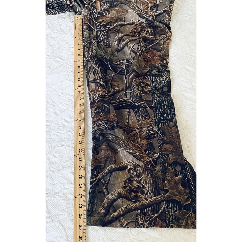 Cabelas Pants Mens L x 30" Camo Dry Plus Seclusion 3D Cargo Hunting Cargo READ - Picture 9 of 12
